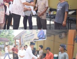 Polres Bondowoso Bagikan Daging Kurban Bertajuk,Keikhlasan Dan Pengabdian