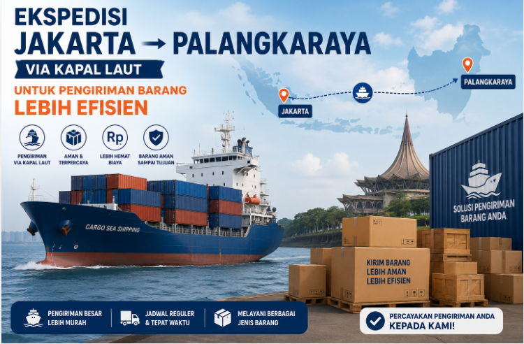 Ekspedisi Jakarta Palangkaraya via Kapal Laut