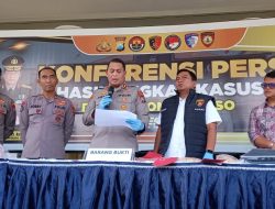 Polres Bondowoso Ungkap Sejumlah Kasus Pidana, Lima Tersangka Diamankan