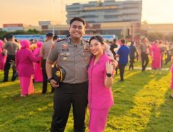 Kado 8 Tahun Berdinas, Kapolsek Gresik Kota M. Kevin Ramadhan Resmi Naik Pangkat Jadi AKP