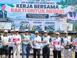 Banyuwangi Jadi Pusat Aksi Lingkungan LDII Jatim, Ribuan Mangrove dan Tukik Dilepas di Pantai Cemara