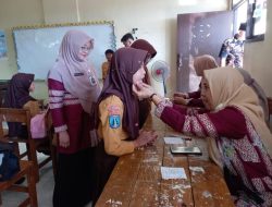 Manfaatkan Acara Maulid Nabi, SDN Wonosuko 1 Tamanan Fasilitasi Siswa Periksa Gigi Gratis