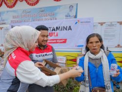 Pasca Erupsi Gunung Sinabung, Pertamina Patra Niaga Sumbagut Bantu Pemulihan Warga dan Tim Satgas di Karo