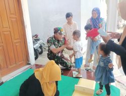 Babinsa Hadir di Posyandu, Bentuk Nyata TNI Peduli Kesehatan Masyarakat