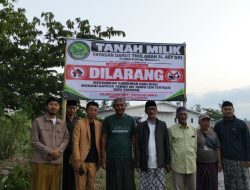 Lahan Sekitar Bangunan Dapur SPPG Di Sumber Kalong Wonosari Bondowoso Dipasang Baner Larangan Kegiatan,Lord Habaib Meradang