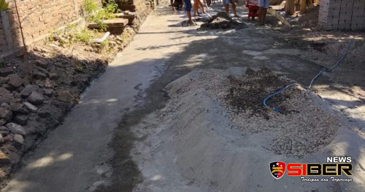 Dana Guyub Rukun Rp3 Juta Mulai Berbuah Nyata, RT 2 Lomanis Pojok Pilih Benahi Sayap Jalan