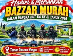 Jelang HUT ke-81 TNI, Kodim 0804 Magetan Gelar Bazar Murah: Wujud TNI Hadir di Tengah Masyarakat