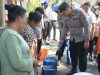 Kekeringan di Bondowoso, Polres Bondowoso Salurkan Bantuan Air Bersih Untuk Warga Terdampak
